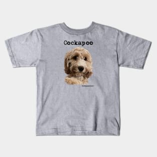 Golden Apricot Cockapoo / Spoodle and Doodle Dog Kids T-Shirt